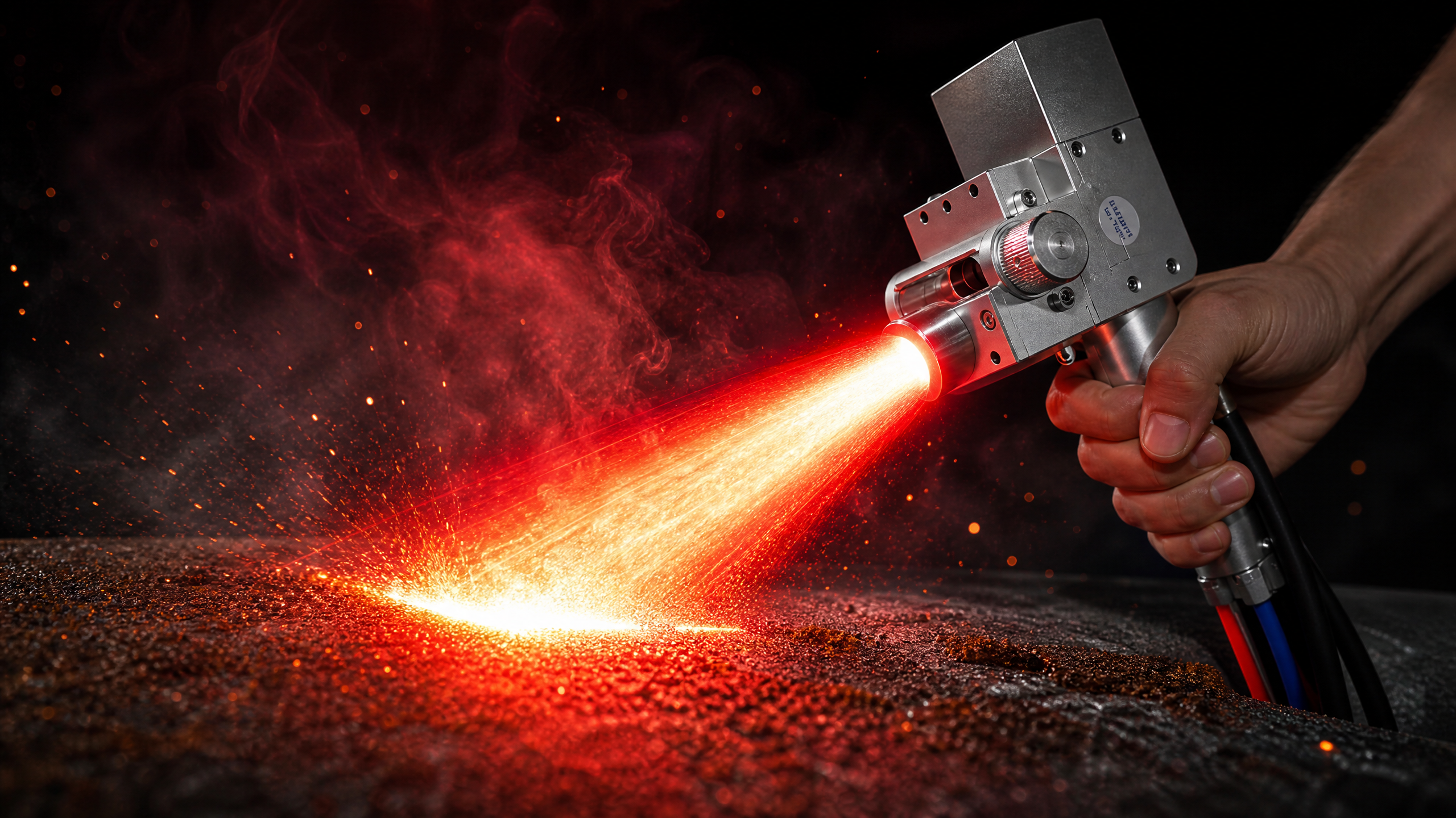 Laserreinigung im Einsatz